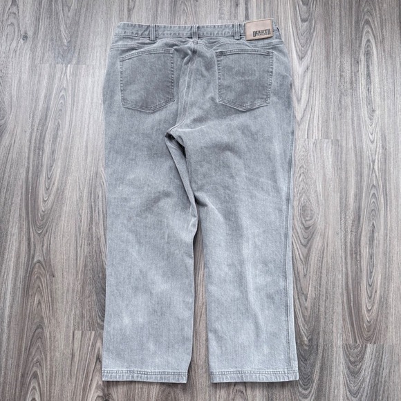 Duluth Trading Relaxed Fit Flex Ballroom Gray Jeans Gray 40x30(actual 38x29) - Picture 6 of 7